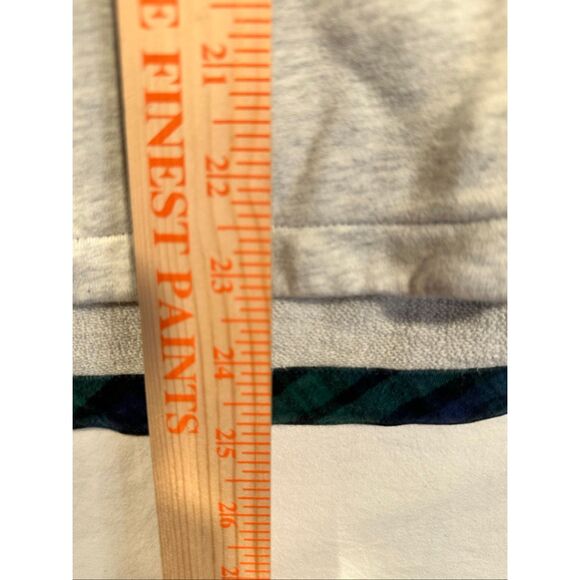 Vineyard Vines Sweater Quarter Zip Gray Mock Neck Quilted Pullover, Size S - Picture 6 of 8